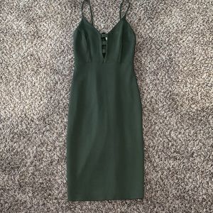 Hunter green dress
